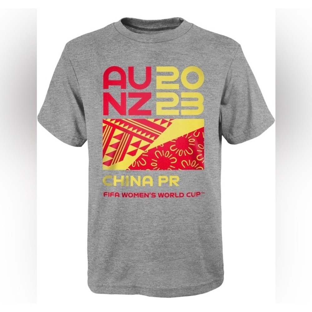 China Large Adult Outerstuff‎ FIFA 2023 Women's World Cup Graphic Tee NWT